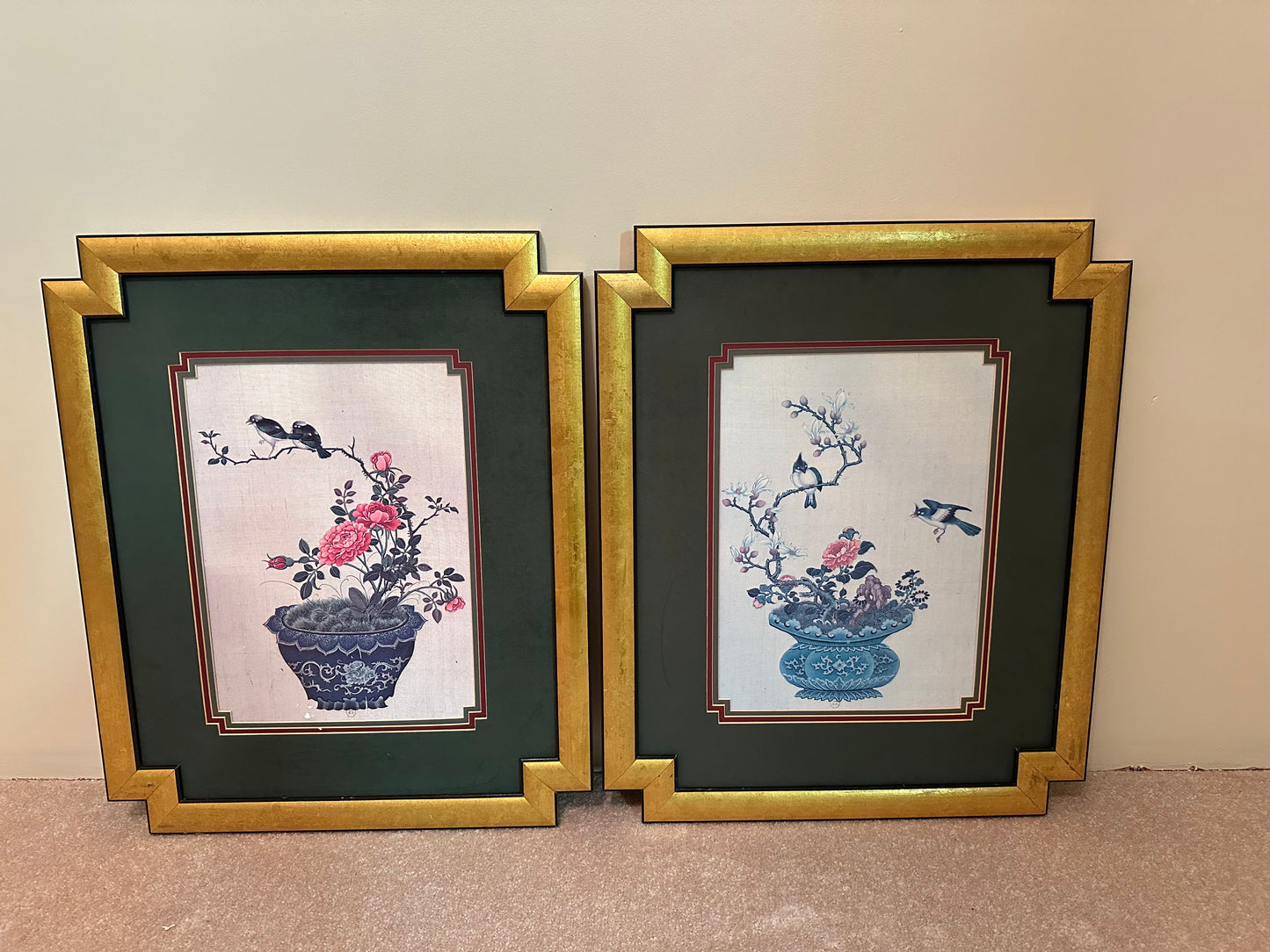 Pair of Floral Pictures