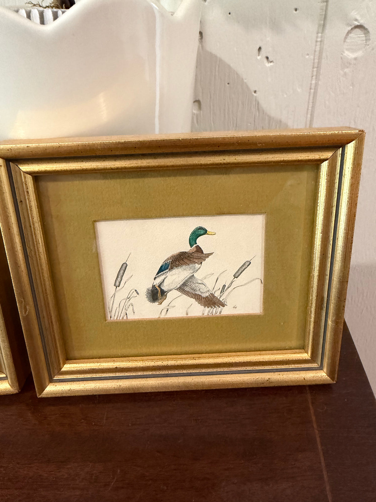 Quail & Mallard Framed Pair