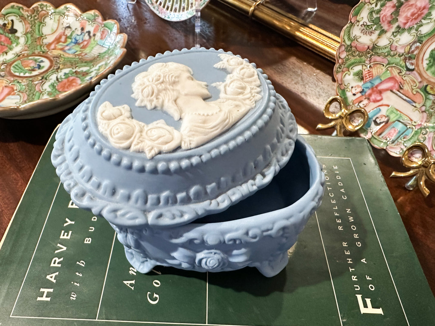Wedgwood-Style Trinket Box