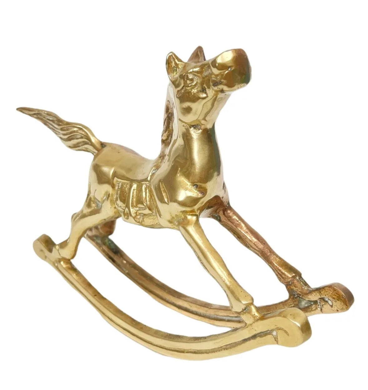 Brass Rocking Horse