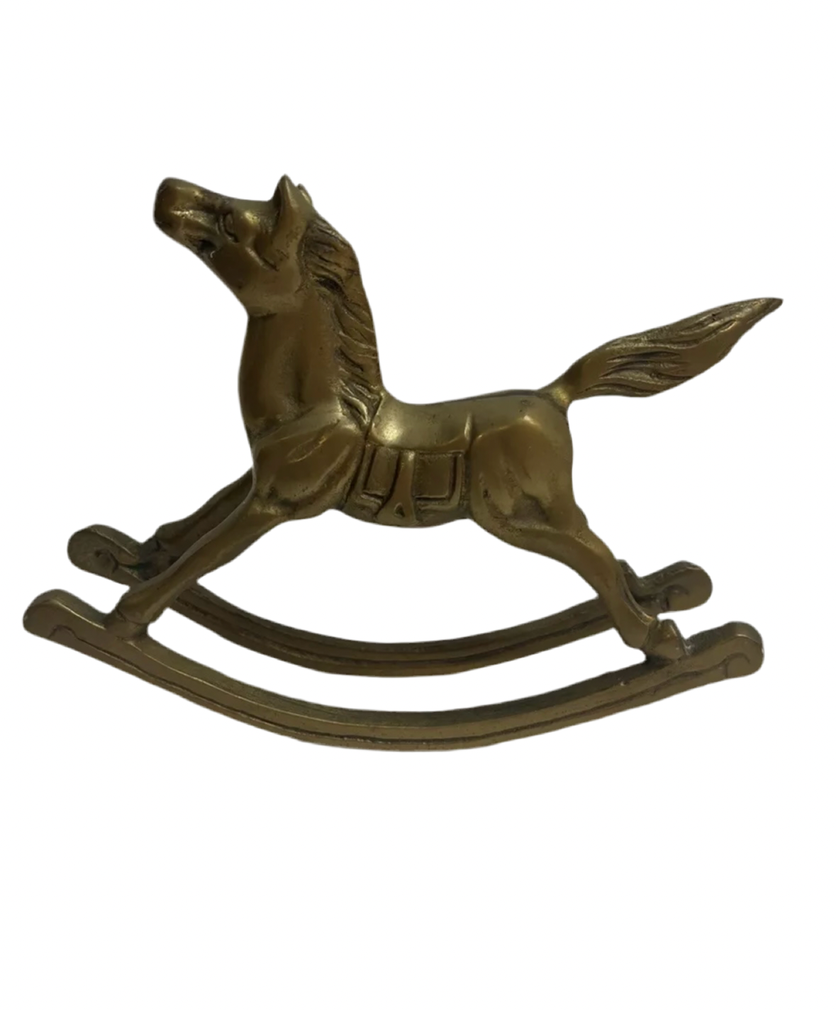 Brass Rocking Horse