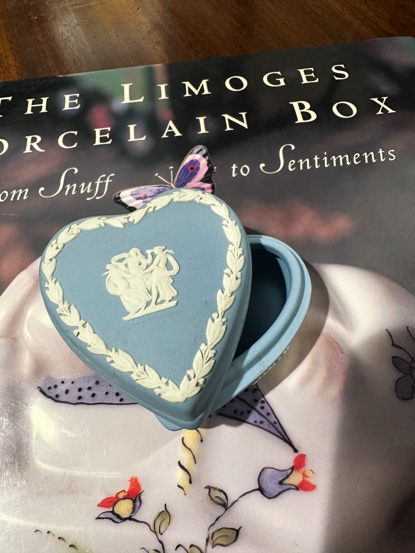 Heart-Shaped Wedgwood Trinket Box