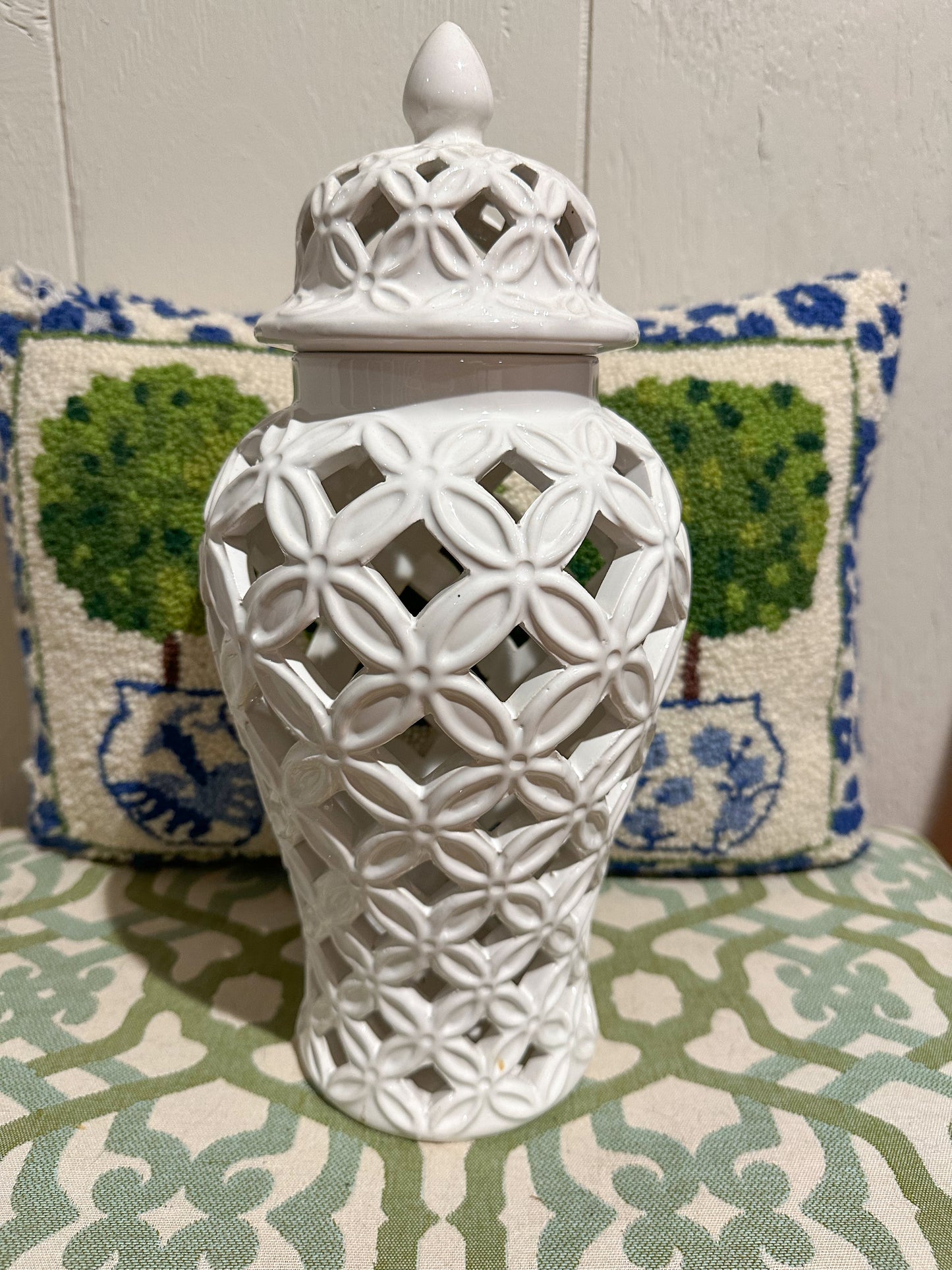 Lattice Ginger Jar