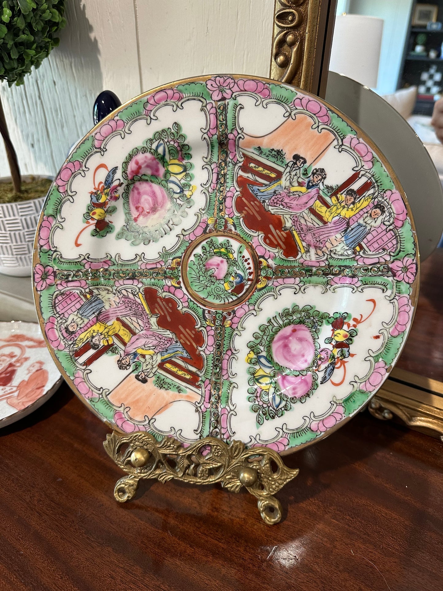 Rose Famille Plate