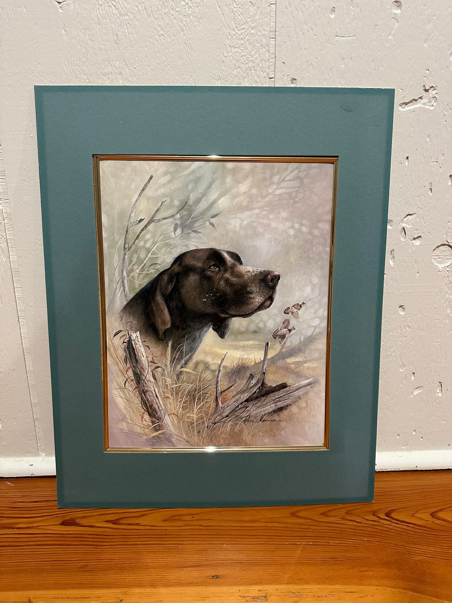 Pointer Dog Print & Matte Only