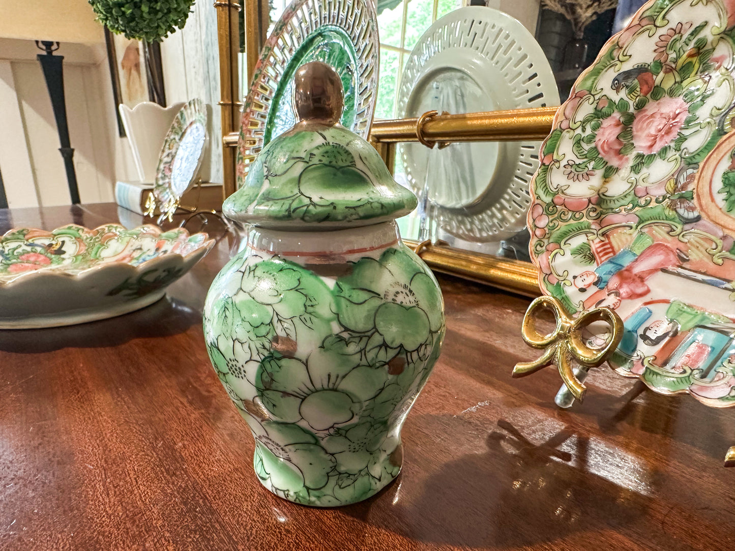 Mini Green Ginger Jar