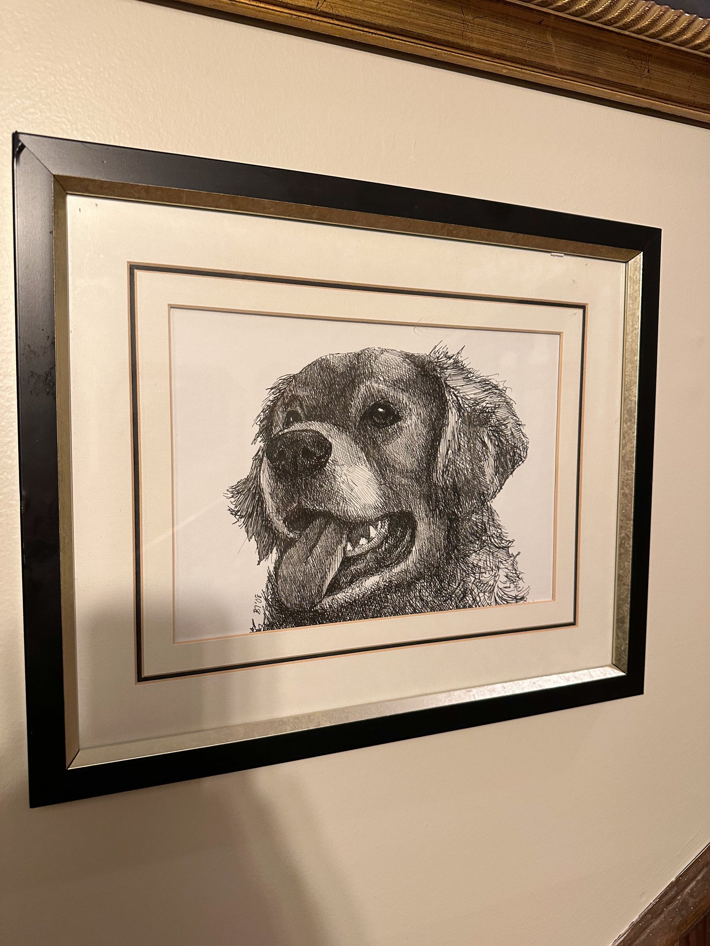 Sketched Golden Retriever