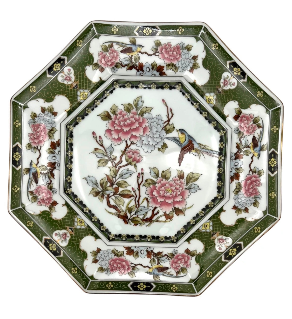 Green Oriental Garden Plate 4 (Larger)