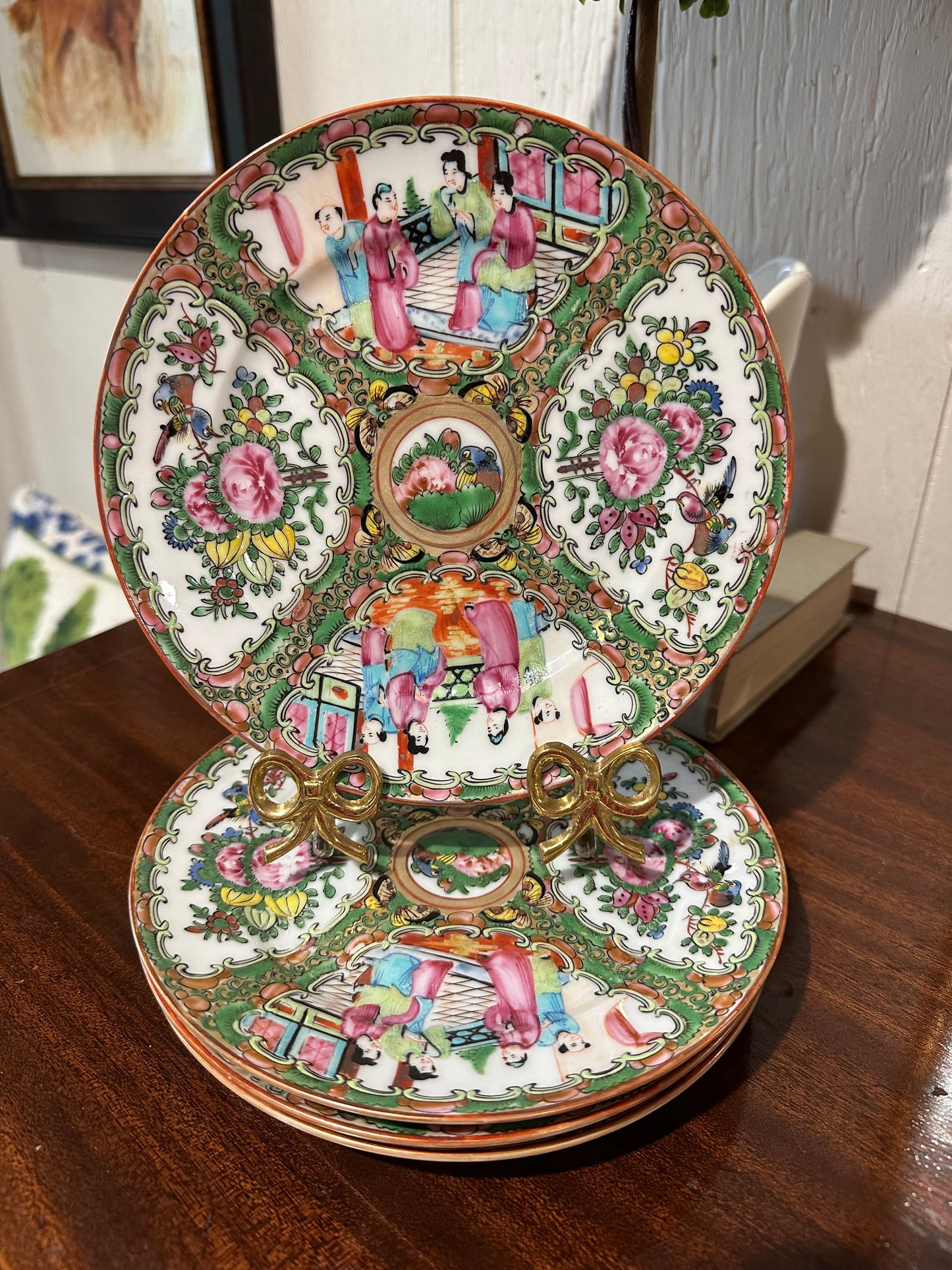 Rose Medallion Plates