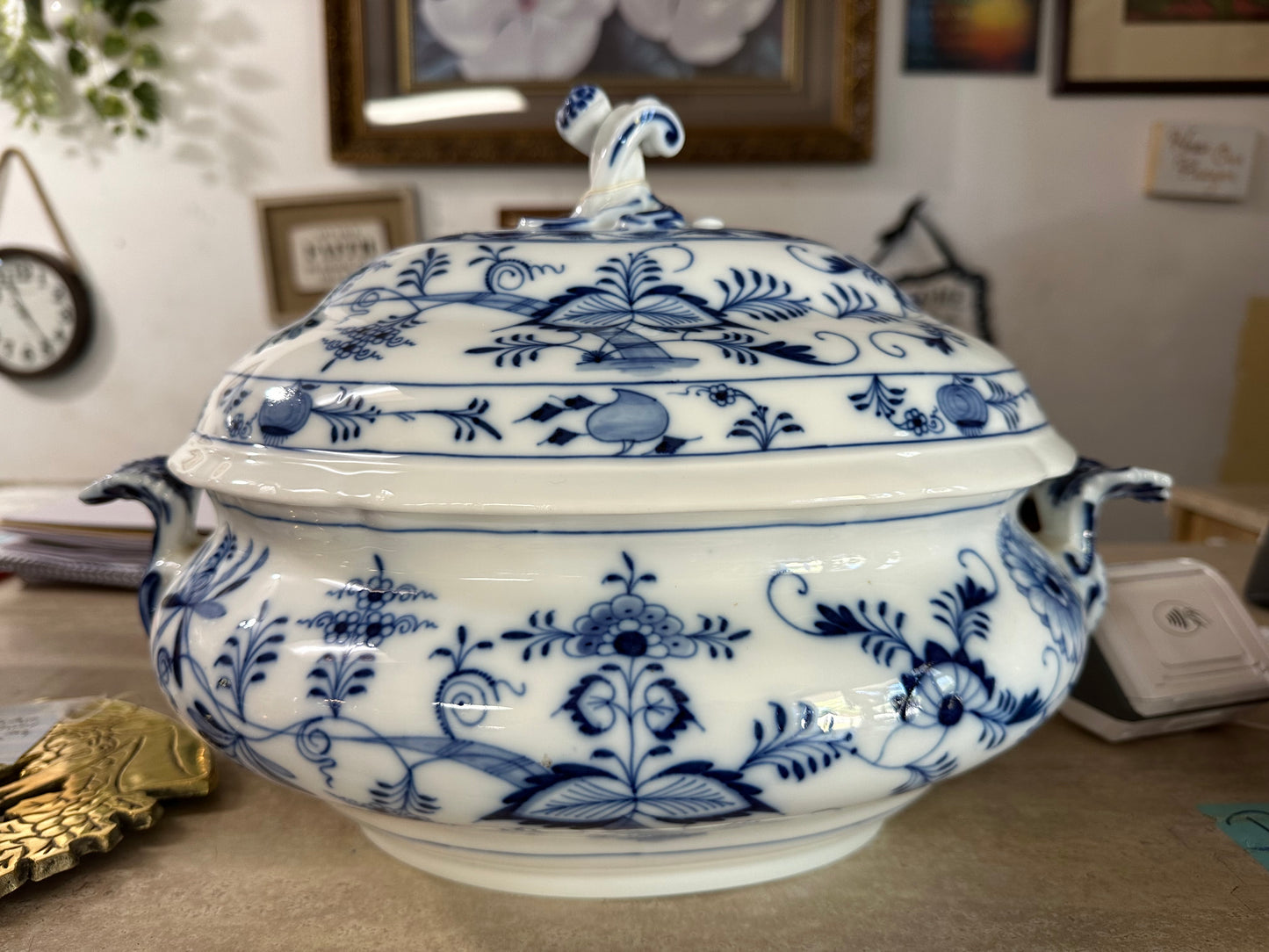 Meissen Blue Onion Tureen
