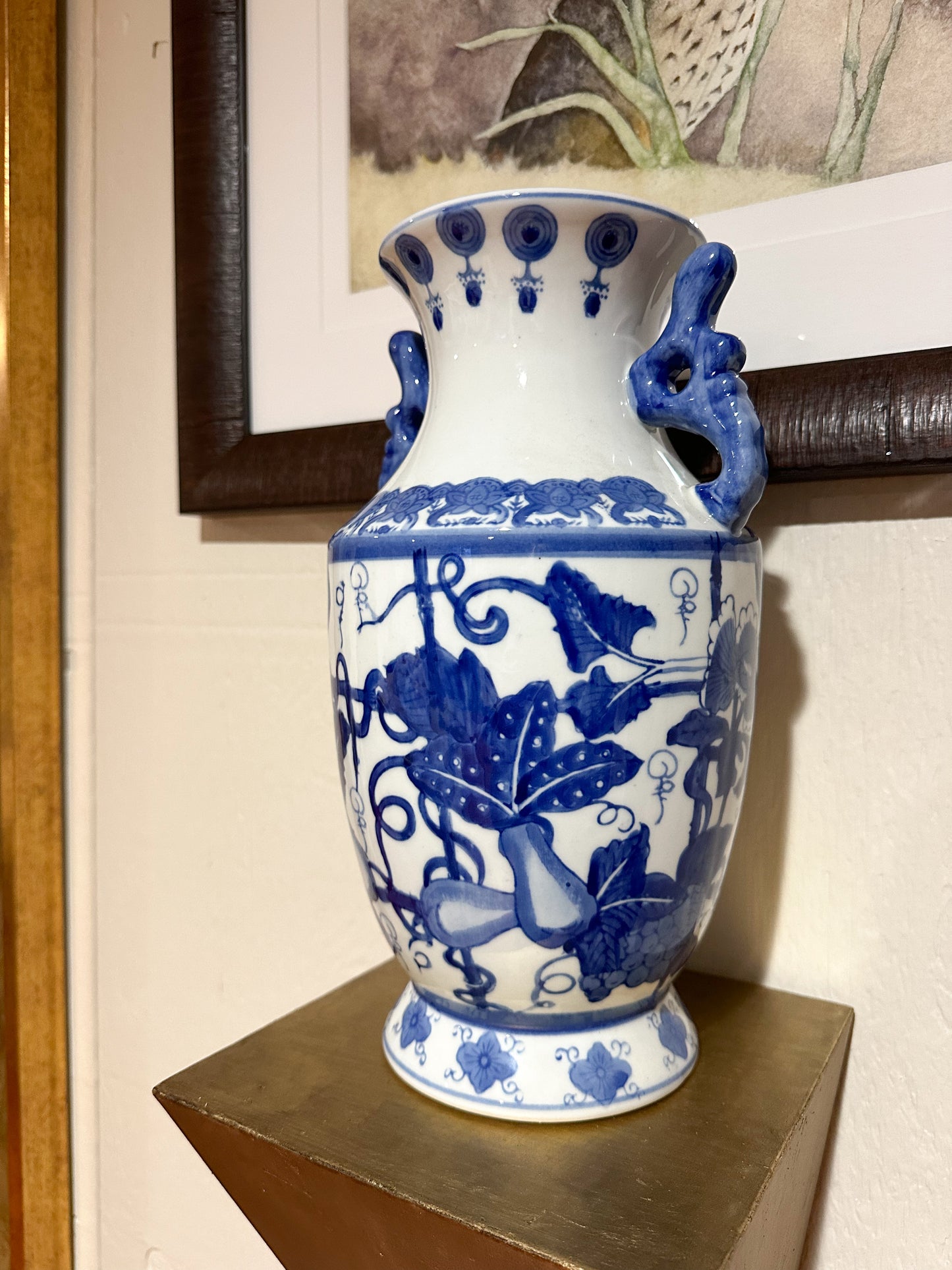 Blue & White Vase