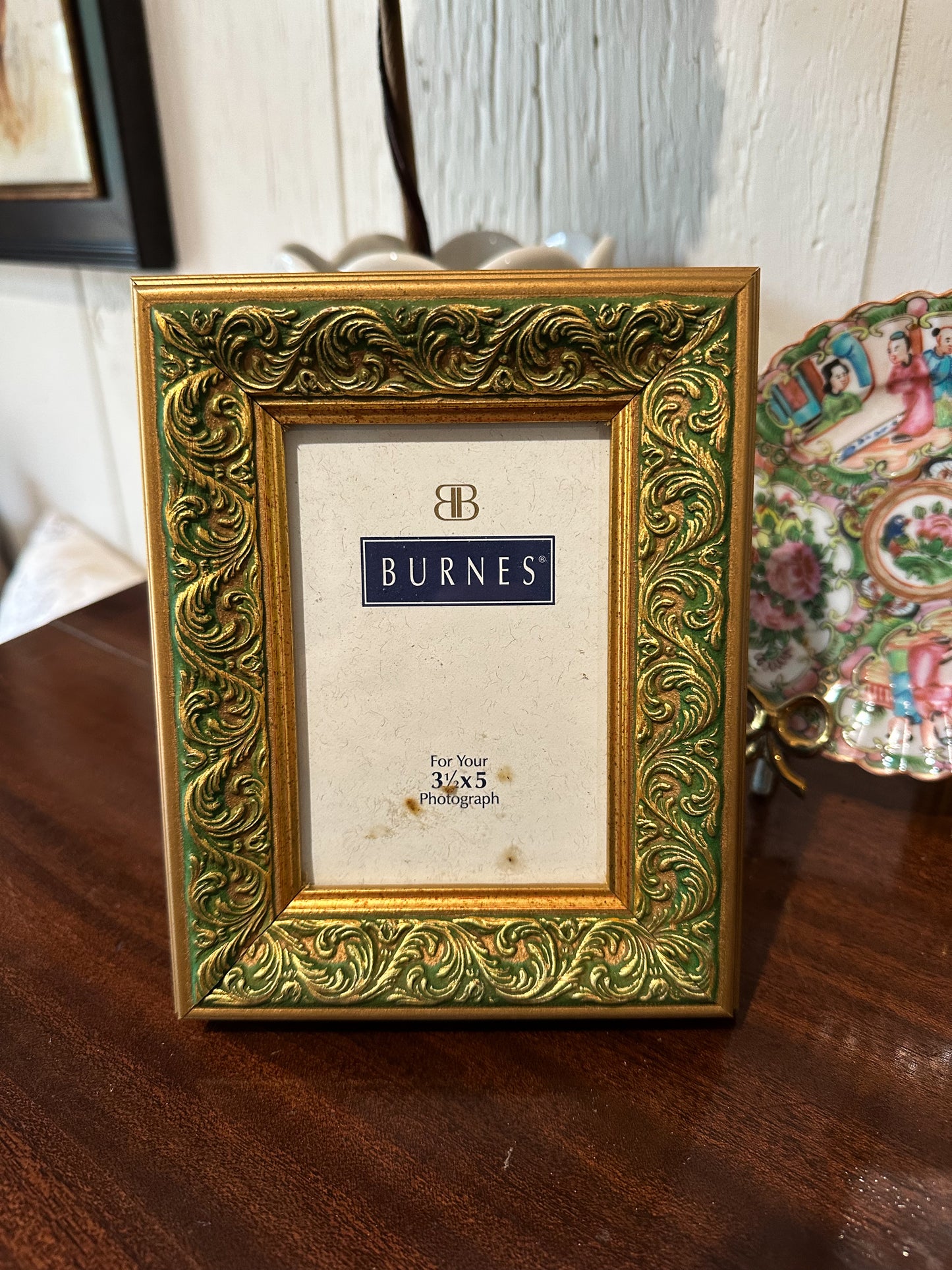 Green & Gold Picture Frame