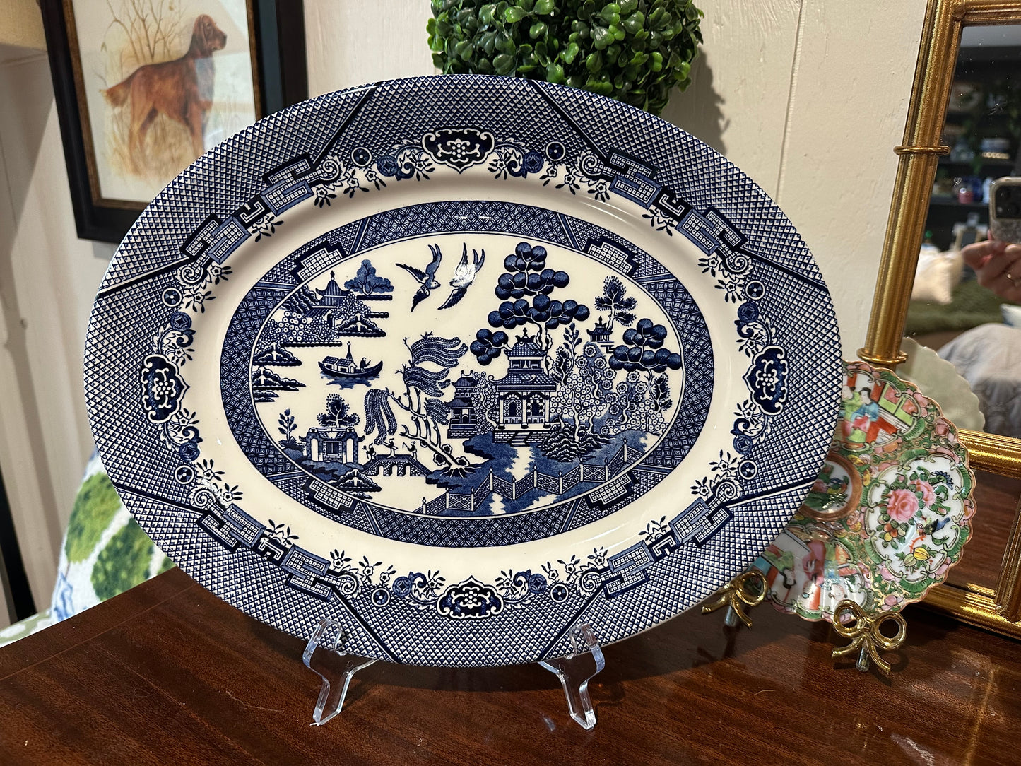 Blue Willow Oval Platter
