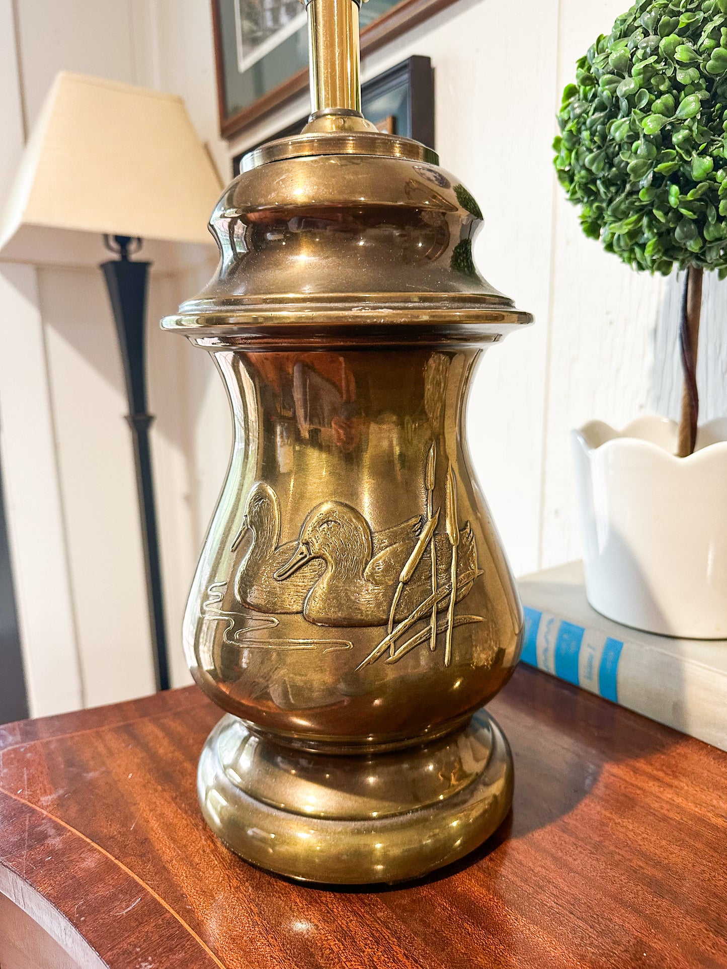 Brass Duck Lamp