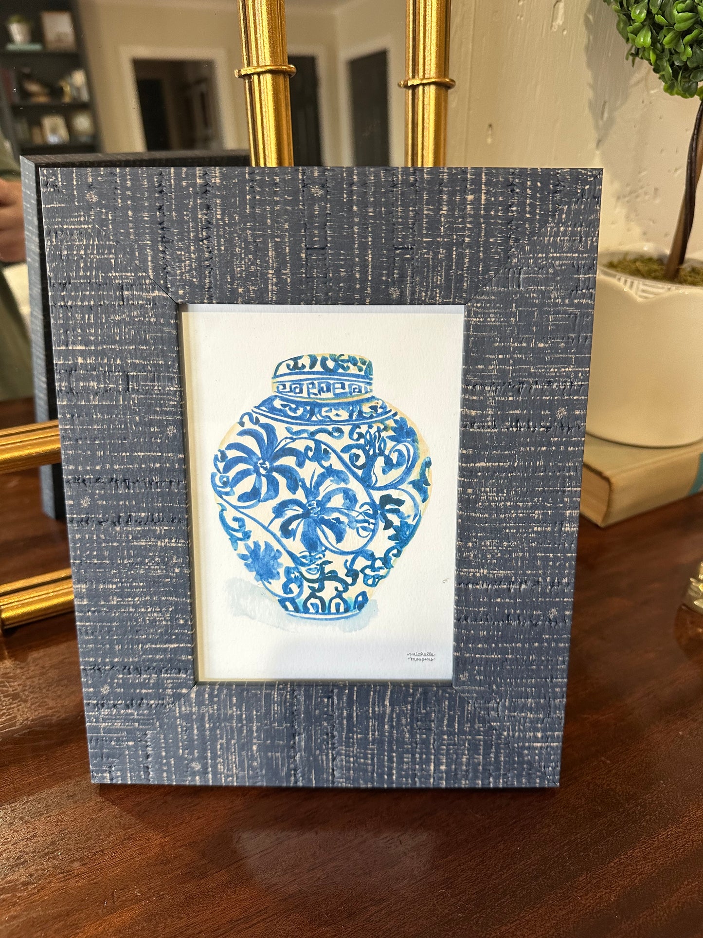 Framed Ginger Jar
