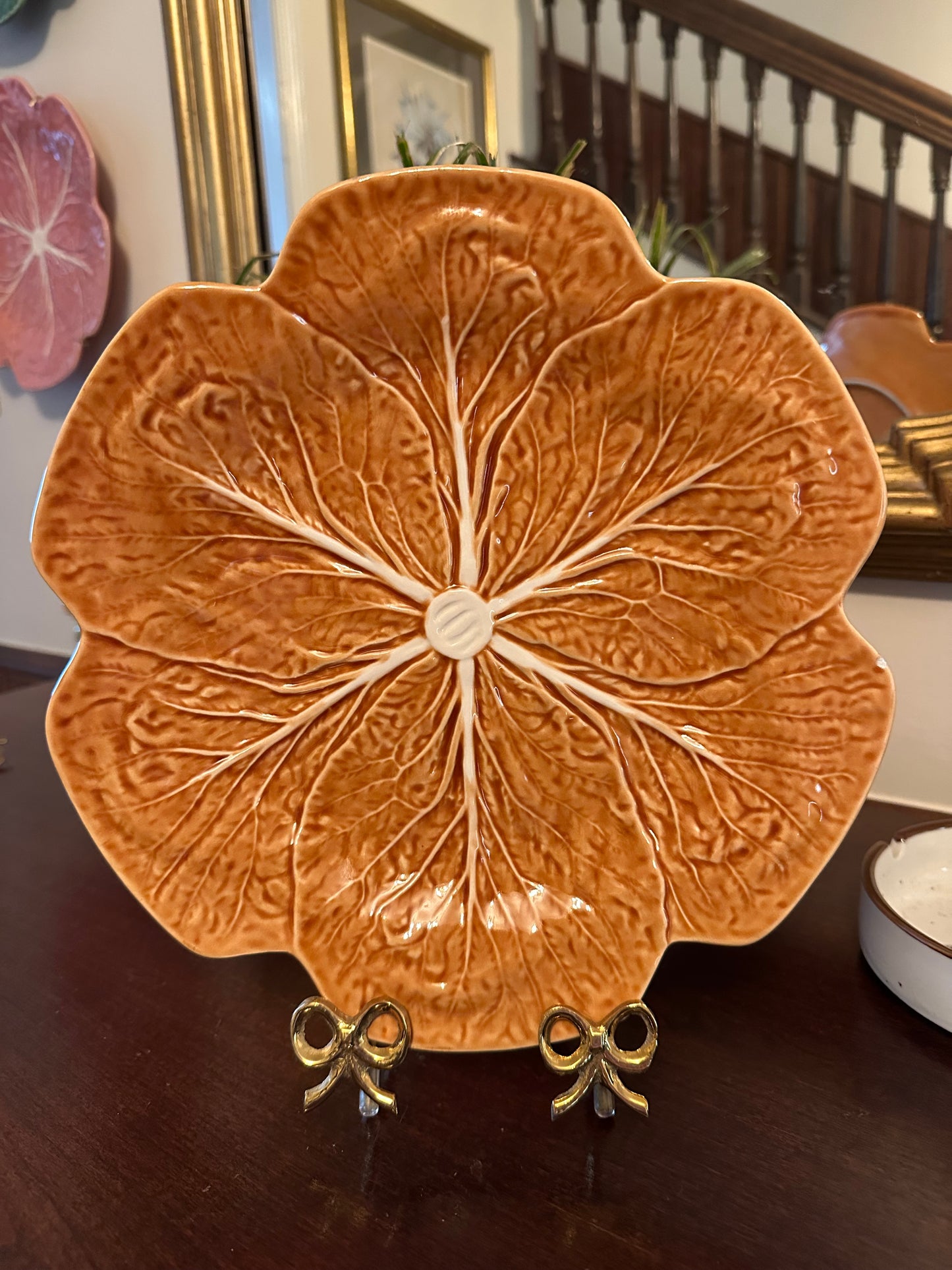 Bordallo Orange Cabbage Plate