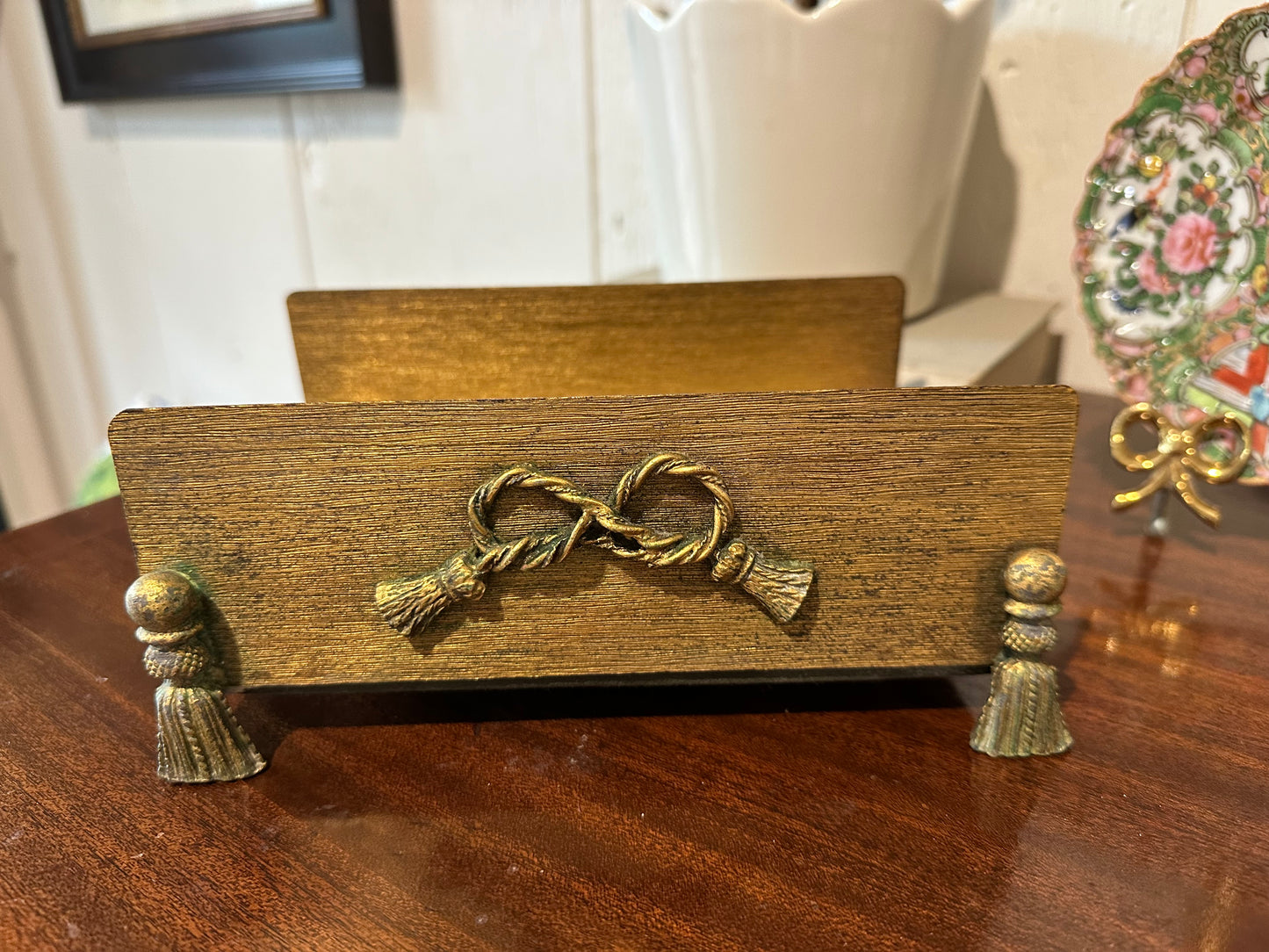 Bow & Tassel Napkin Holder