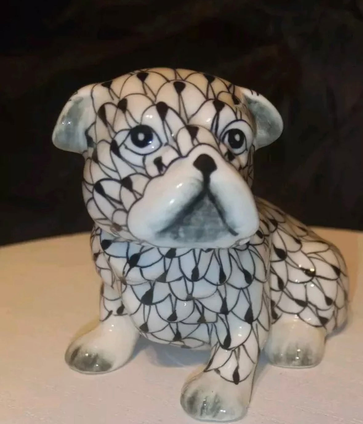 Herend-Style Bulldog