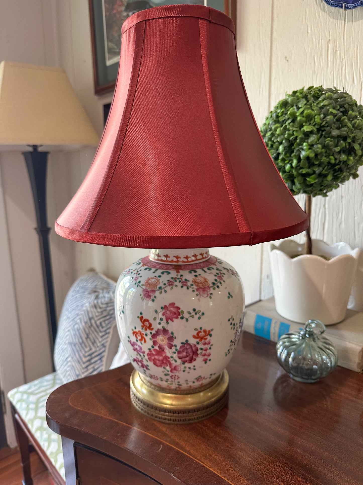 Floral Ginger Jar Lamp