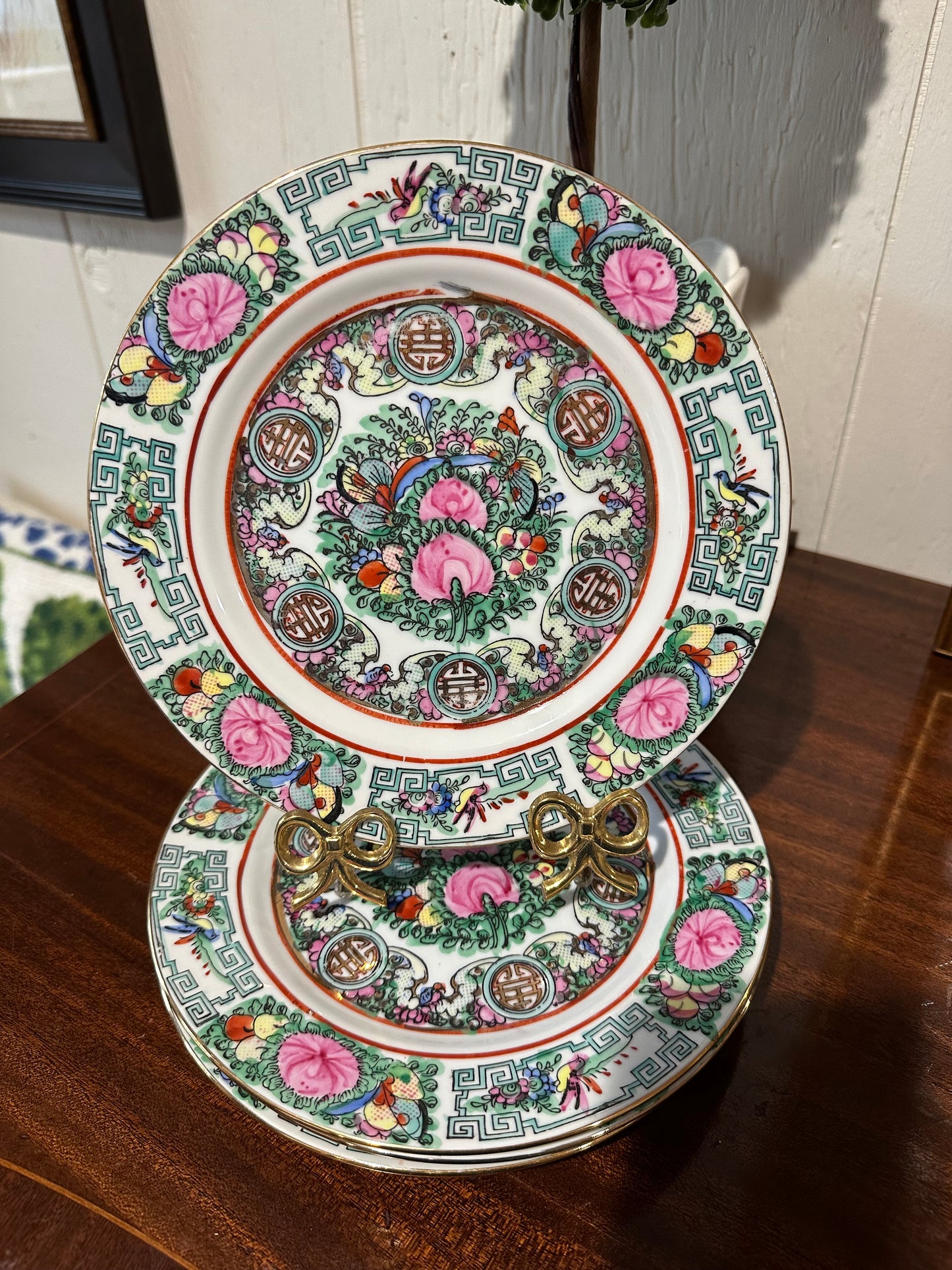 Rose Canton Plates