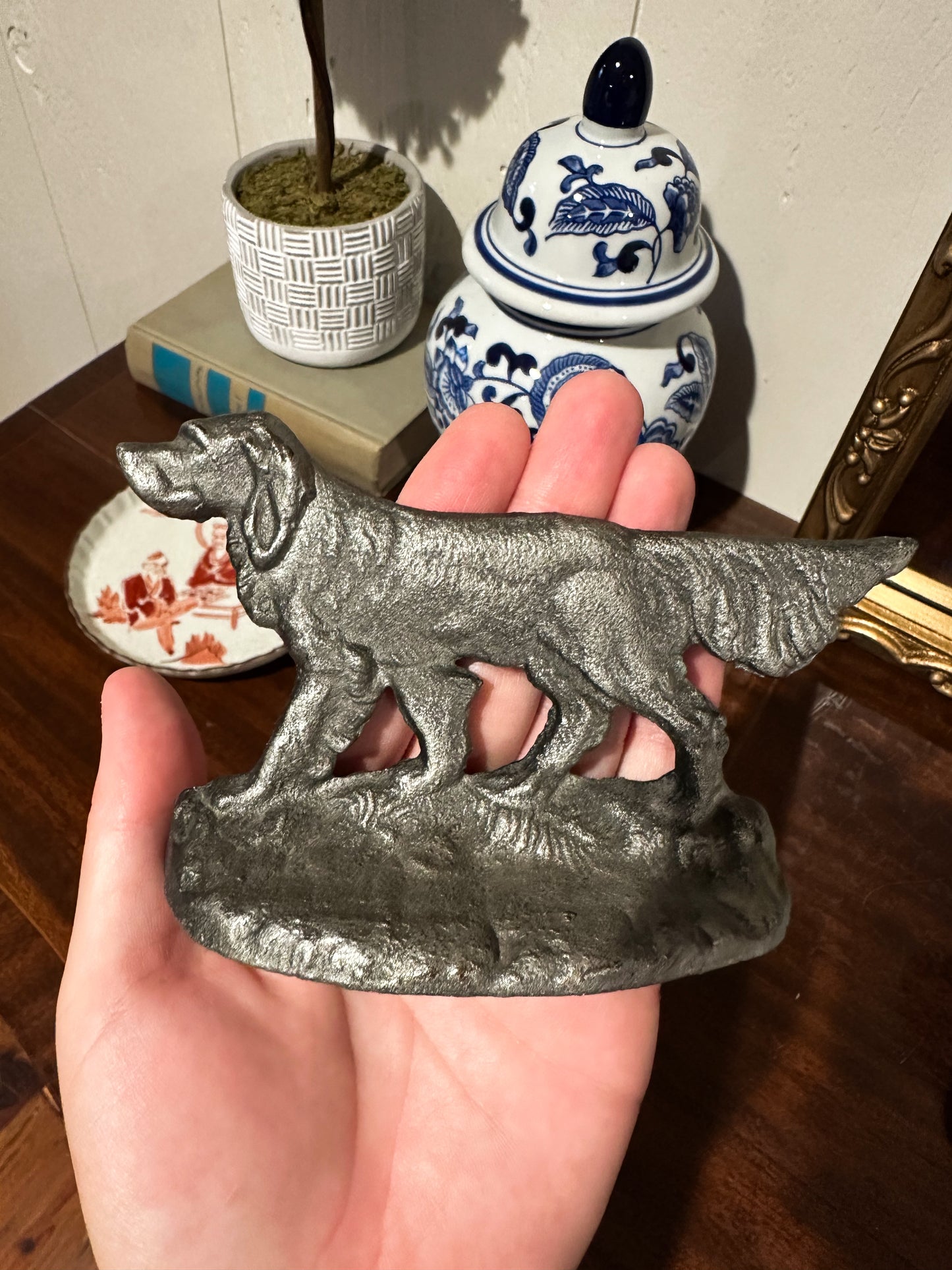 Metal Retriever Bookends