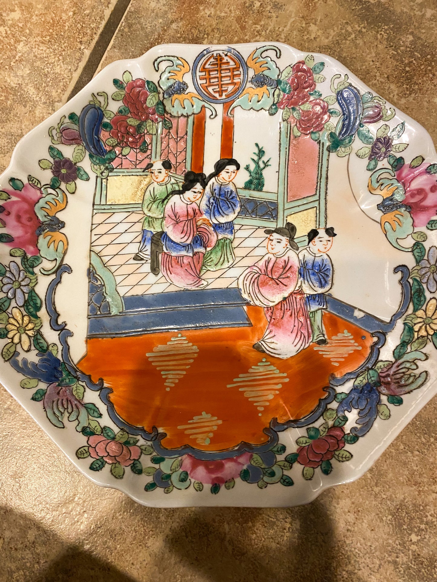 Rose Mandarin Plate