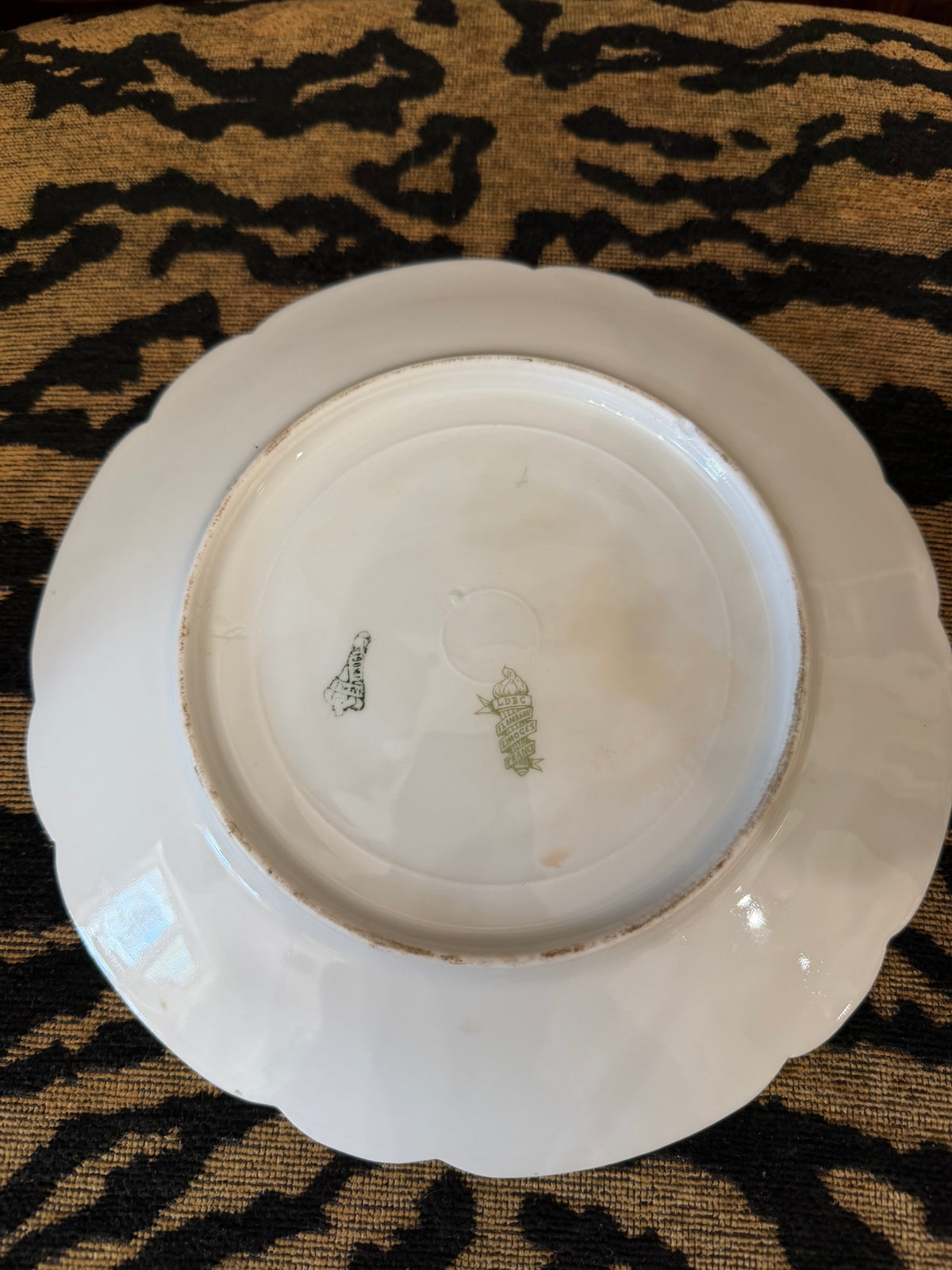 Limoges Quail Plate