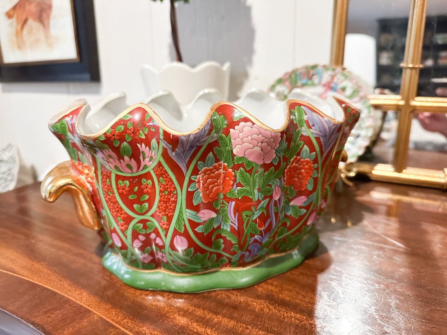 Colorful Floral Planter