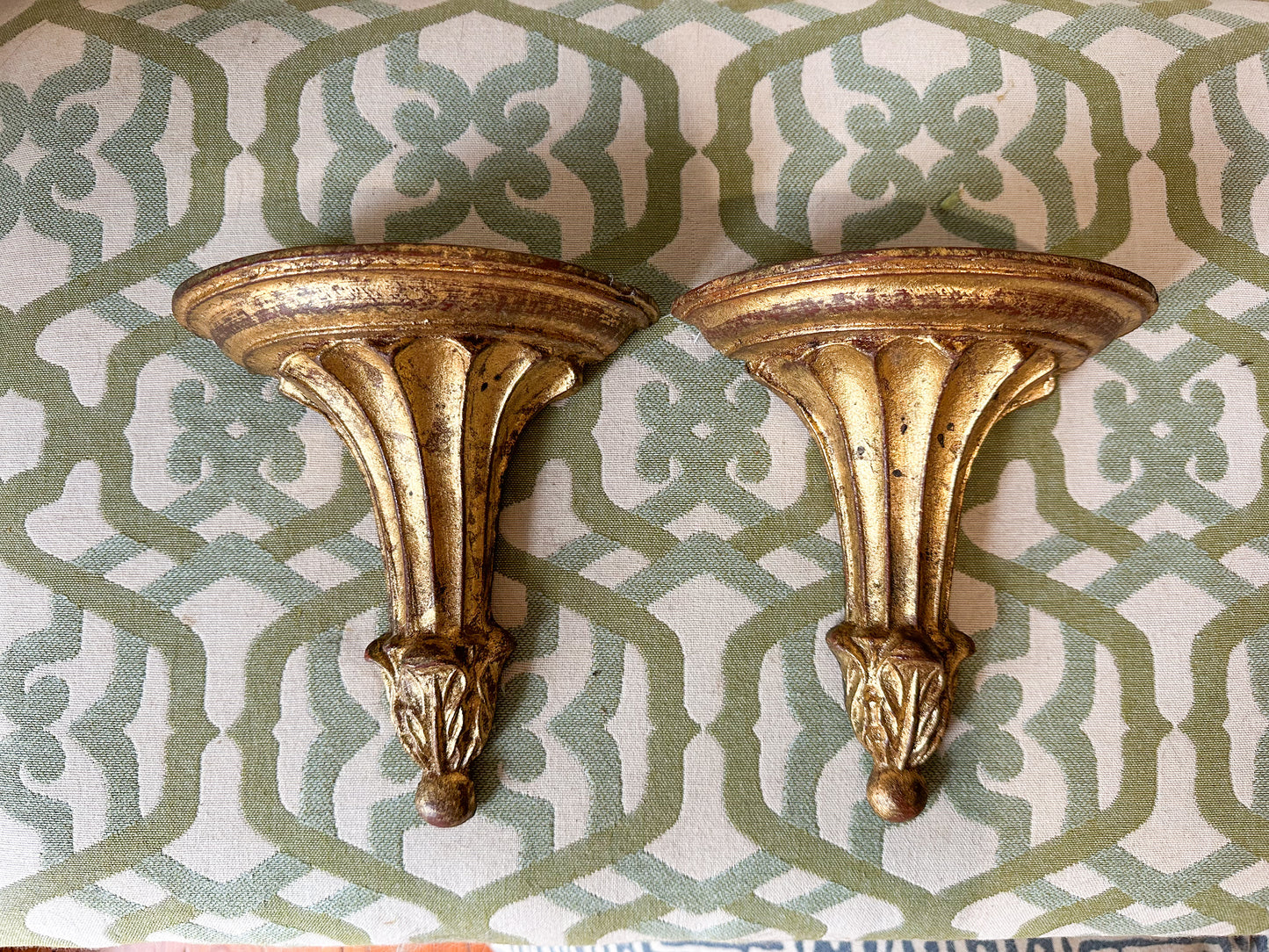 Gold Wall Shelves