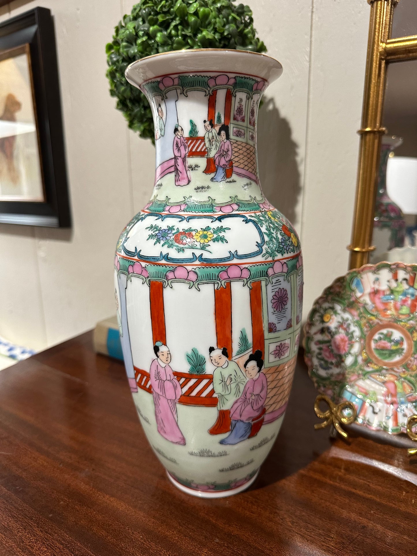 Rose Medallion Vase