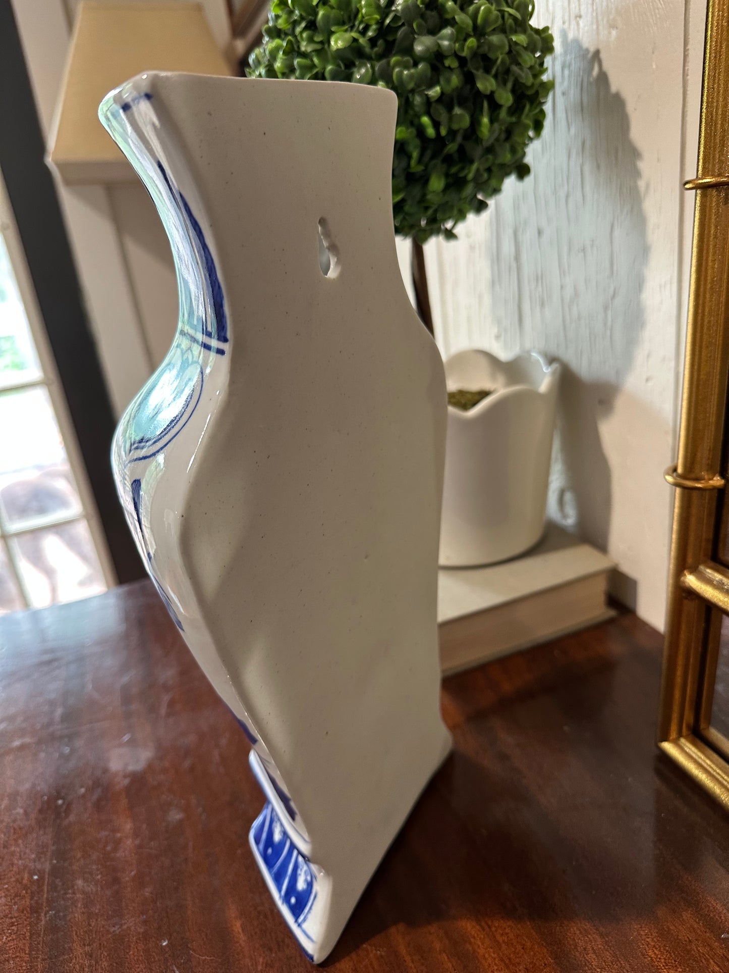 Blue & White Pocket Vase