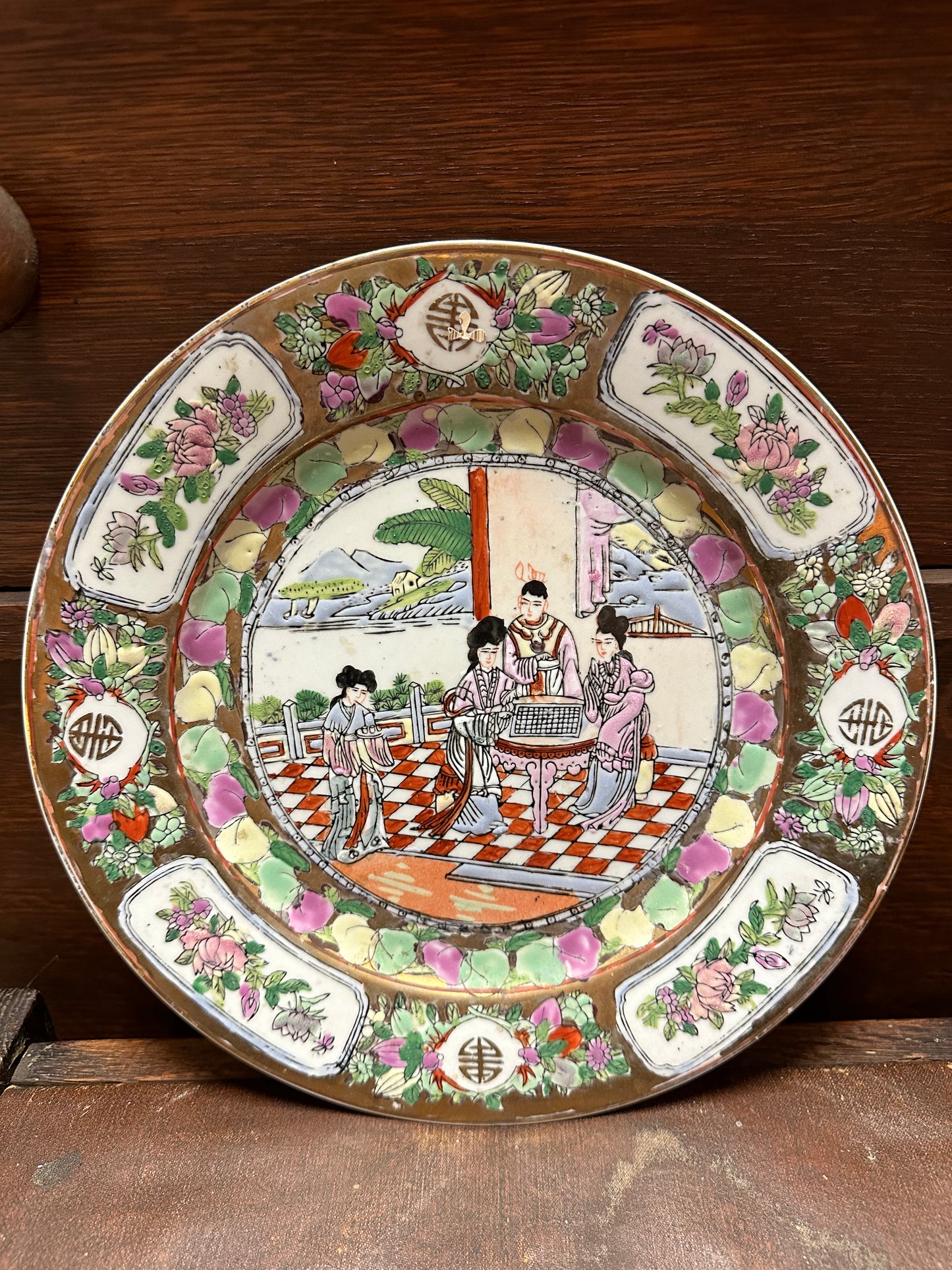 Rose Famille Plate
