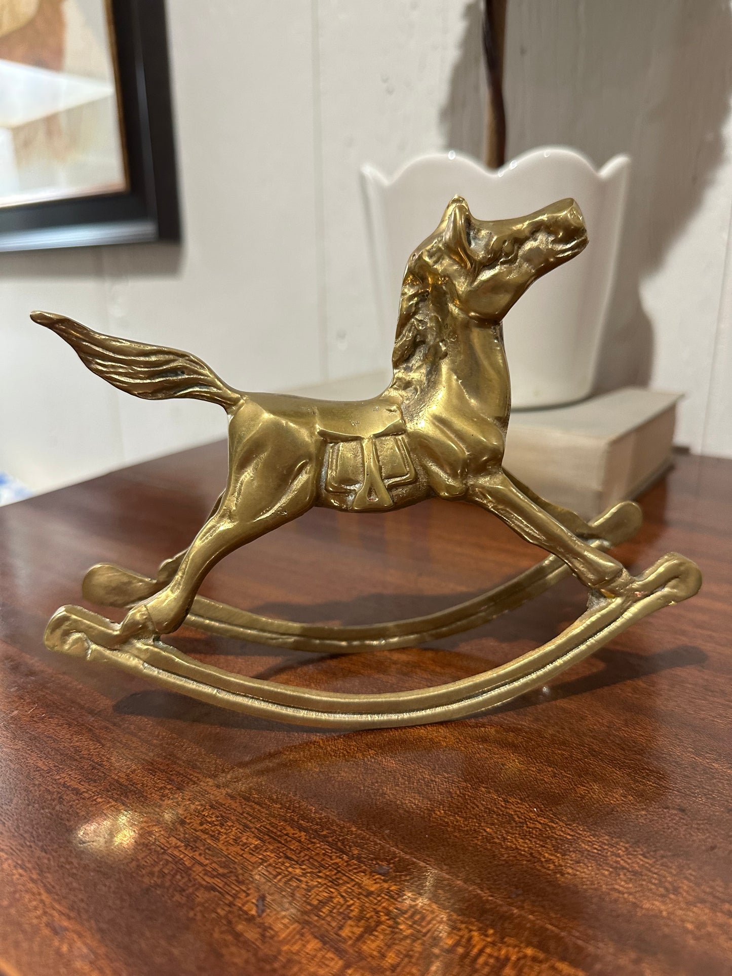 Brass Rocking Horse