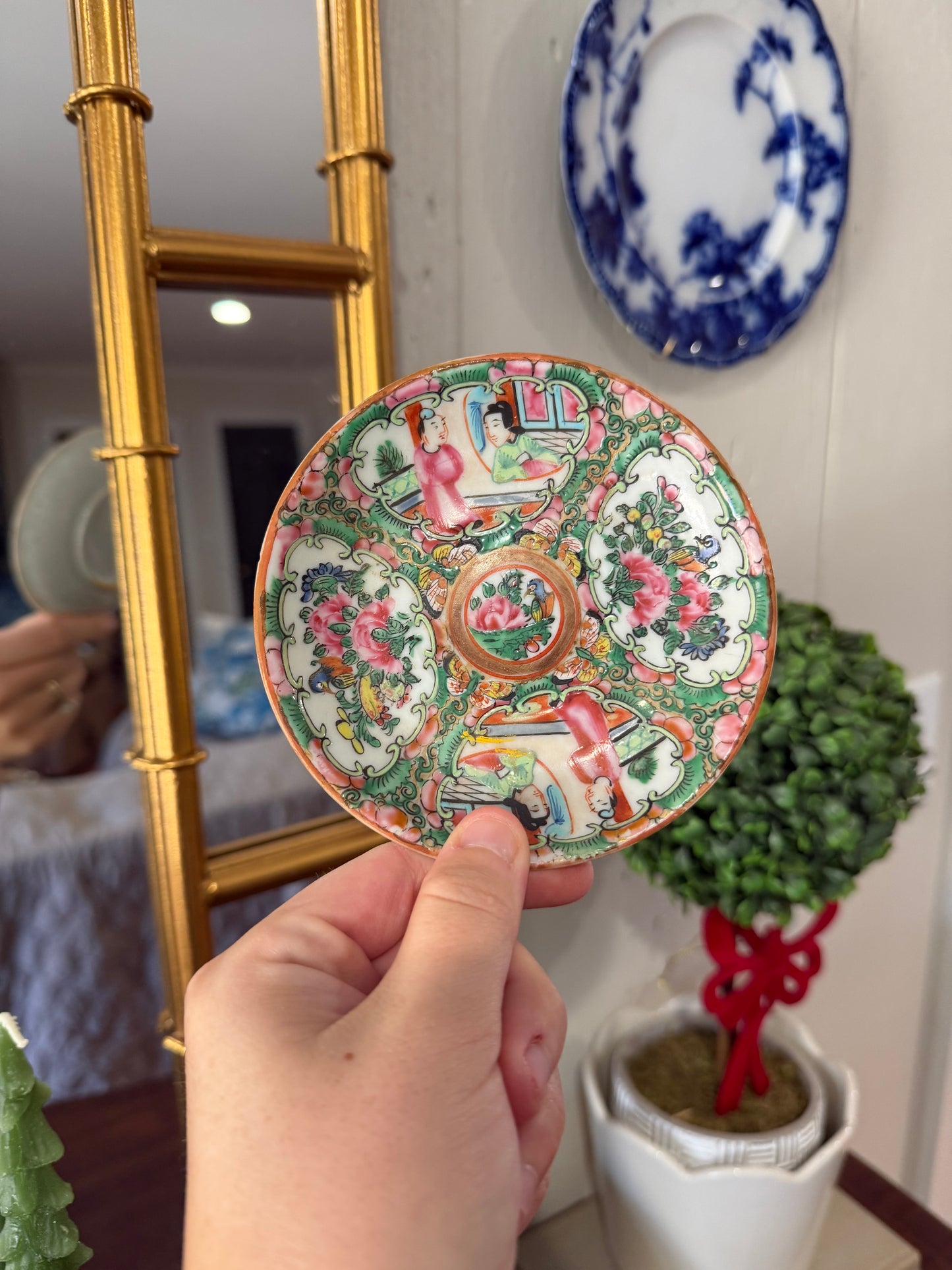 Rose Medallion Cup & Saucer