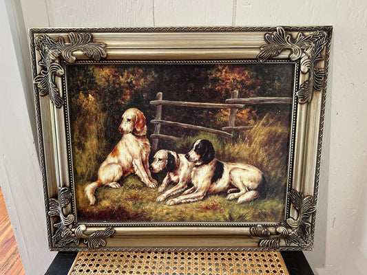 Framed Dog Picture