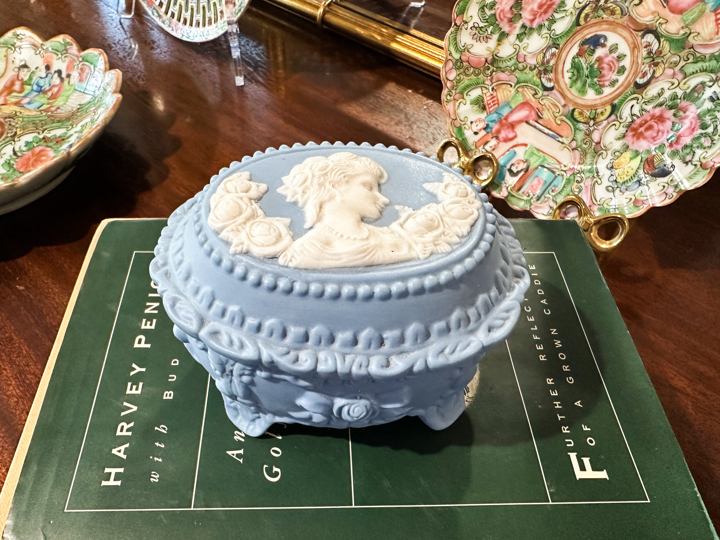 Wedgwood-Style Trinket Box