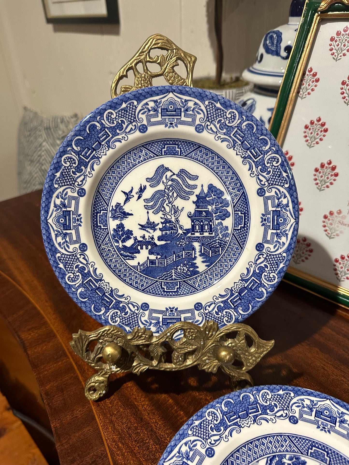 Blue Willow Bread & Butter Plates