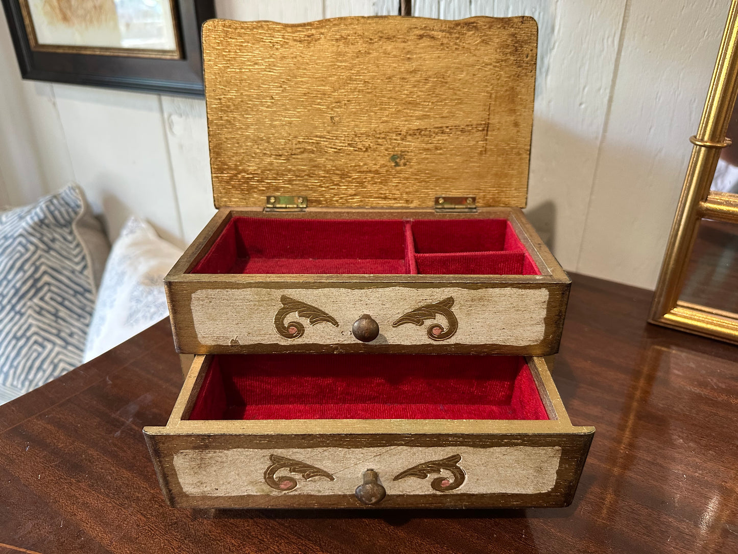 Italian Florentine Jewelry Box