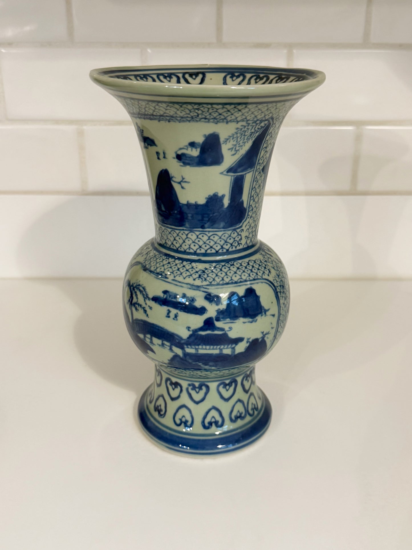 Blue and White Vase