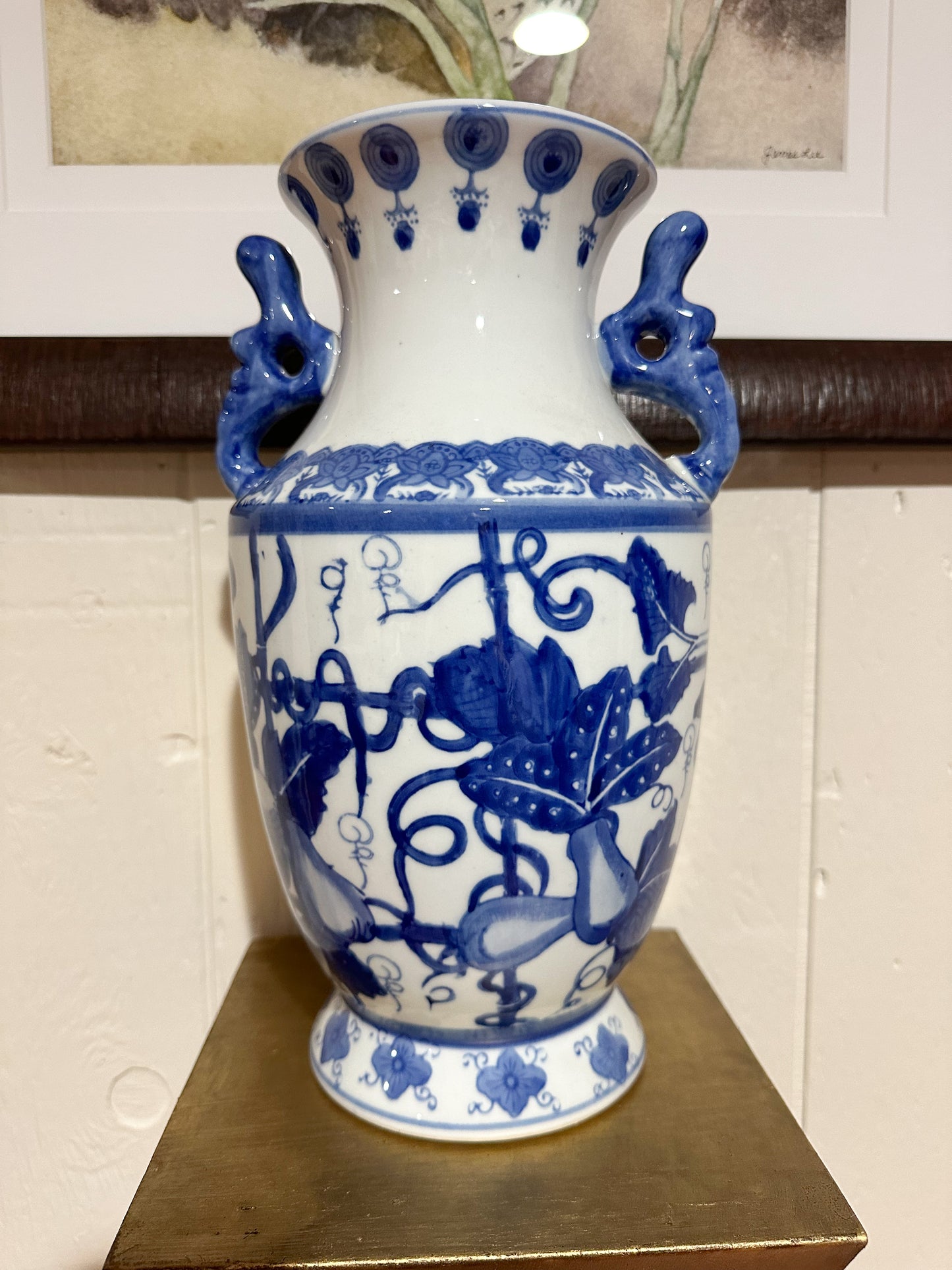 Blue & White Vase