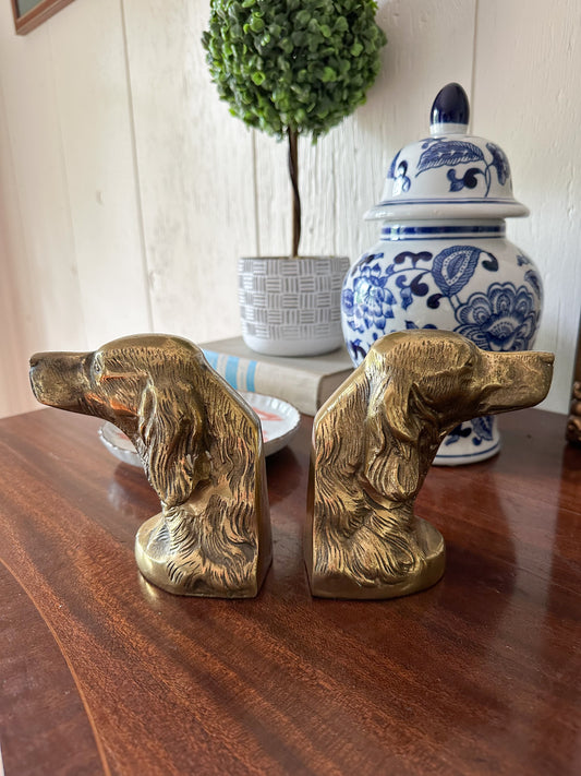 Brass Setter Bookends