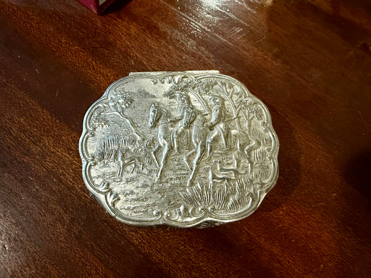 Silver Fox Hunt Jewel Box