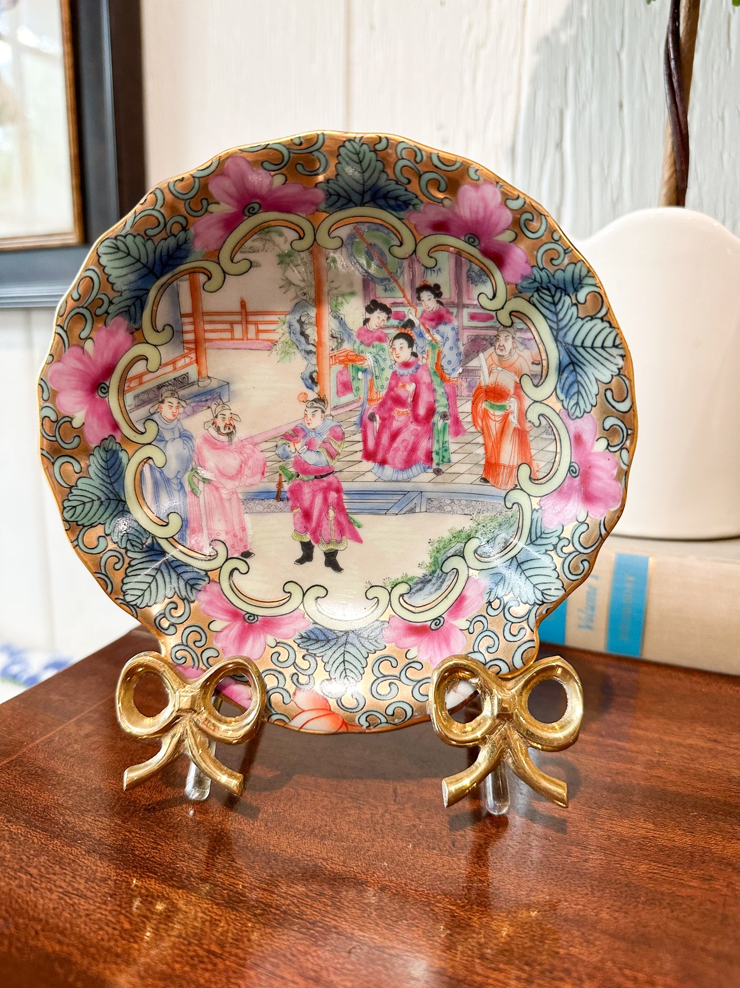 Rose Medallion Trinket Dish