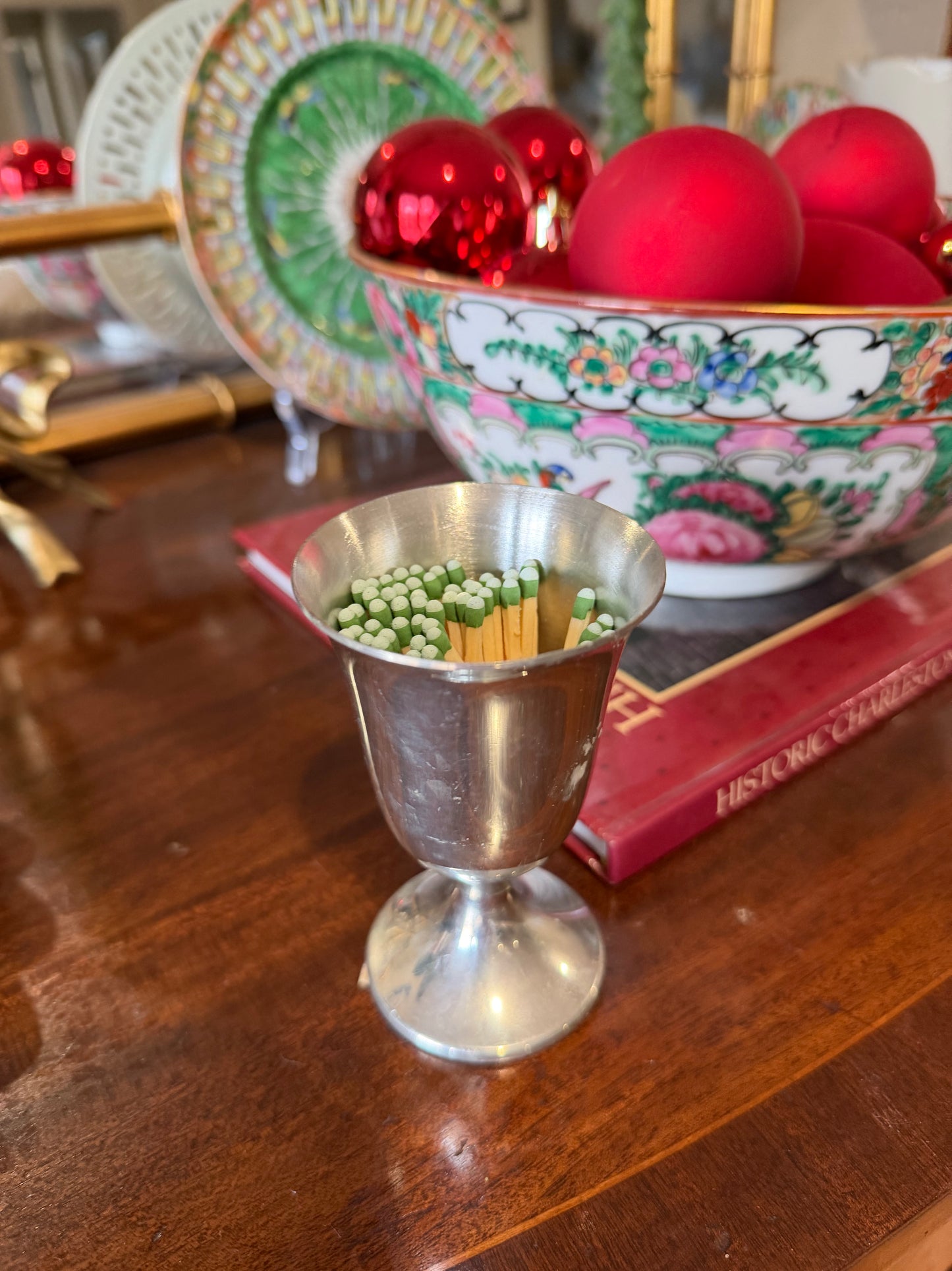 Silver Match Holder