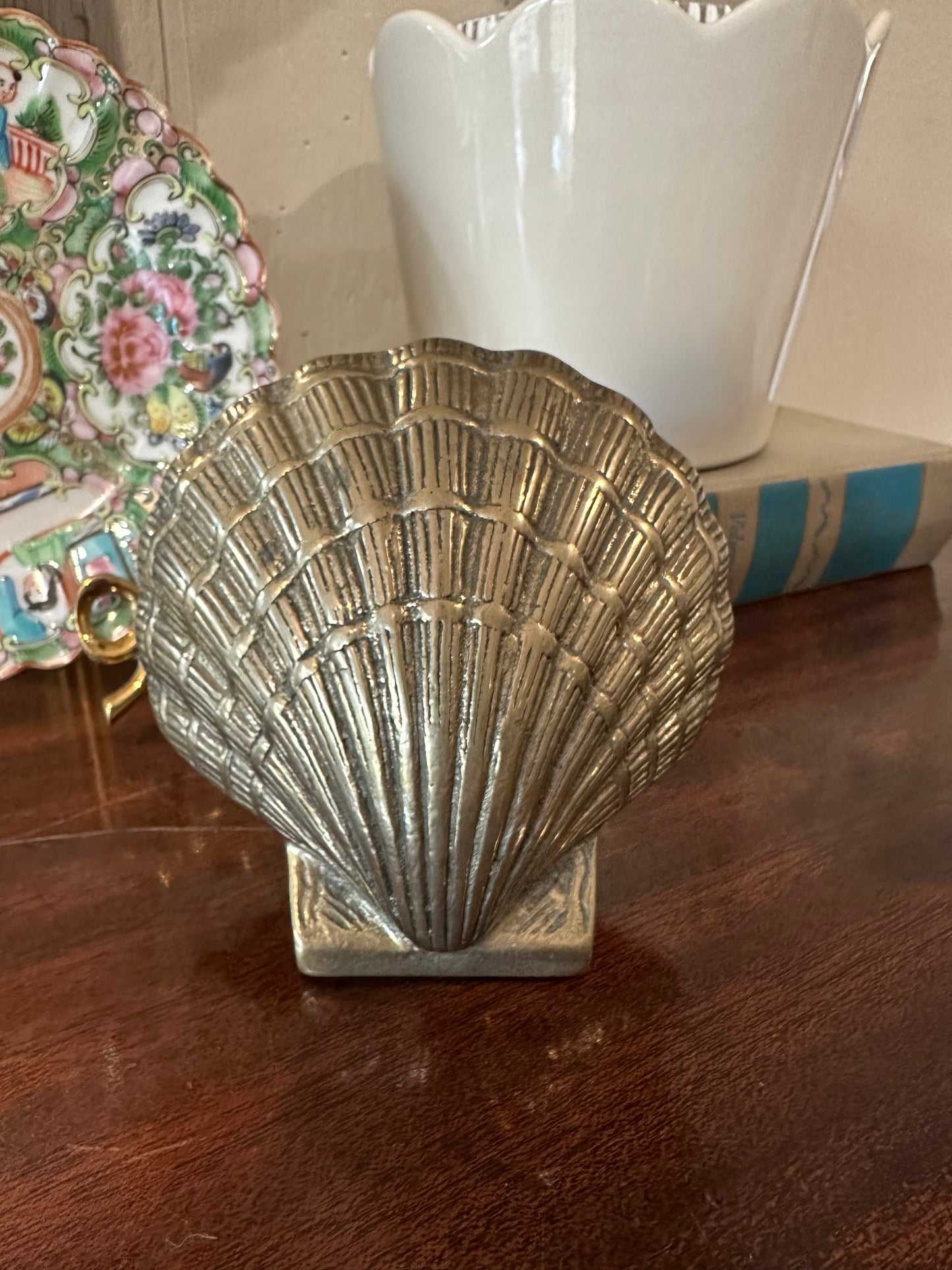 Brass Shell Bookend