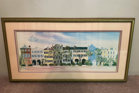 Framed Charleston’s Rainbow Row