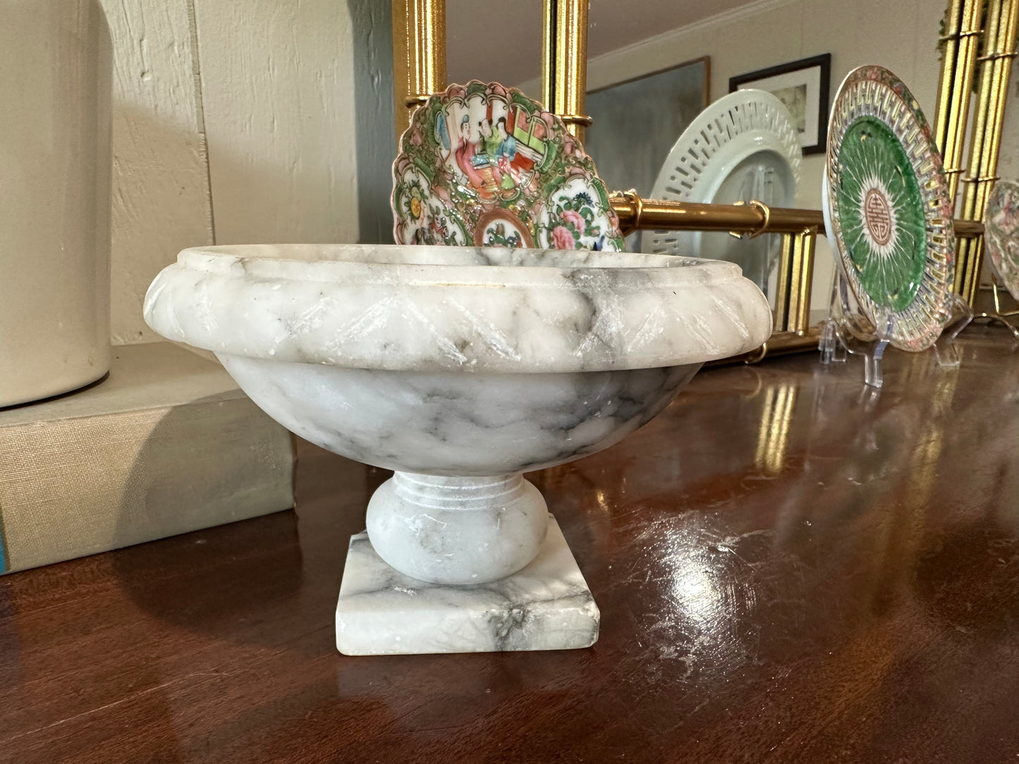 Alabaster Bird Bath