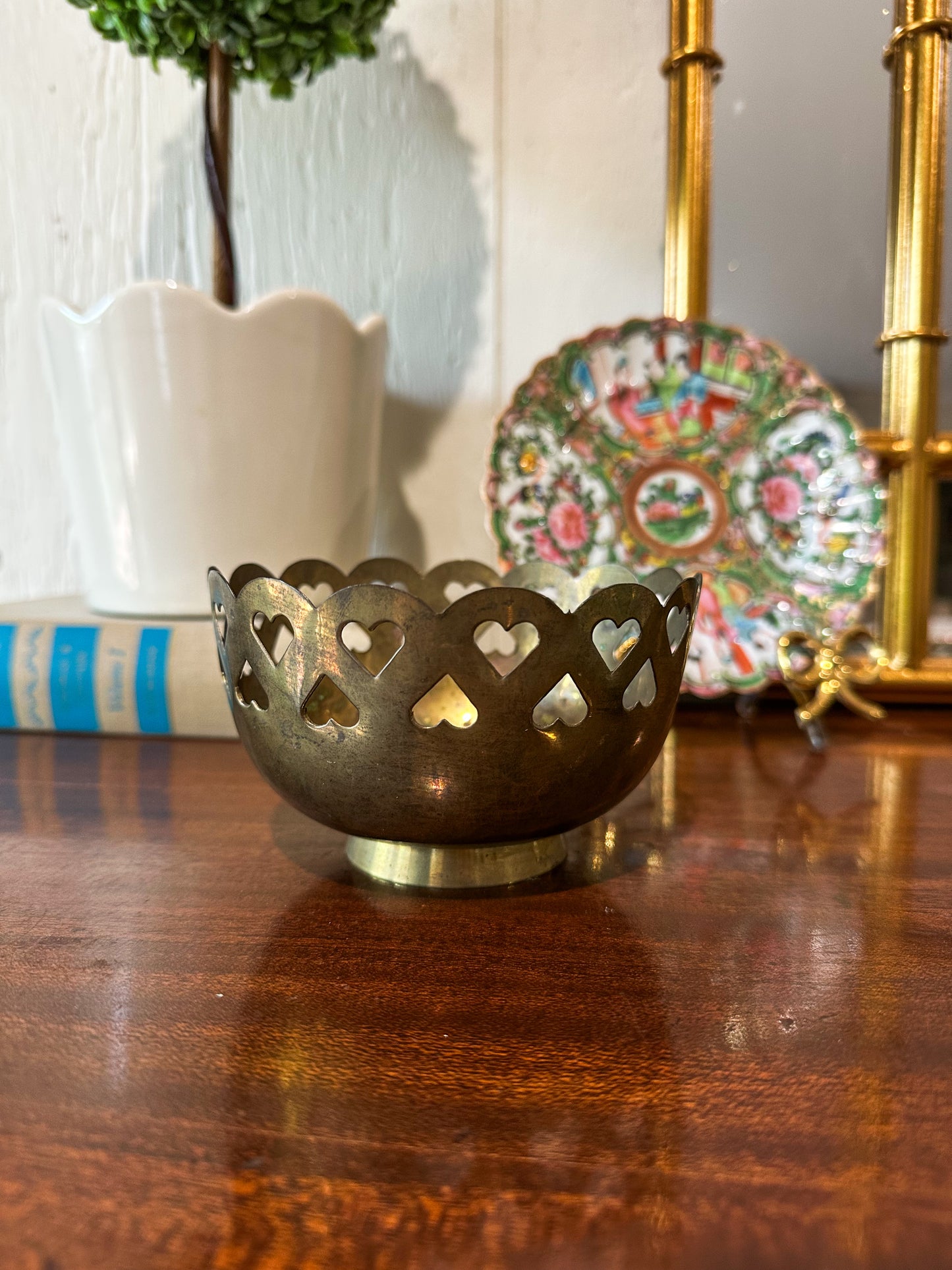 Small Brass Heart Bowl