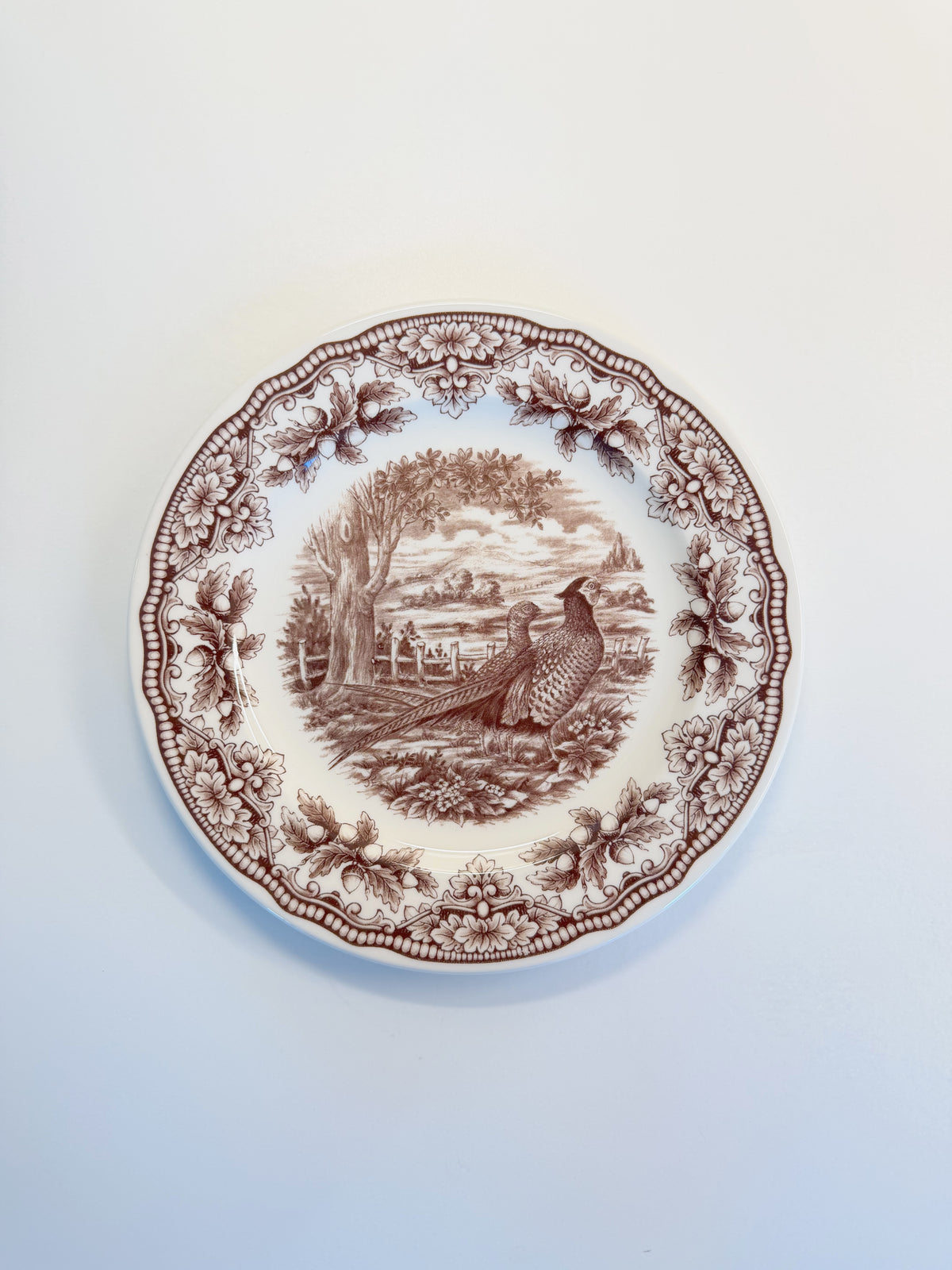 Royal Stafford Brown Pheasant Salad Plate