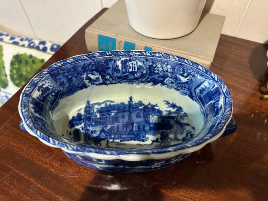 Small Blue & White Footbath